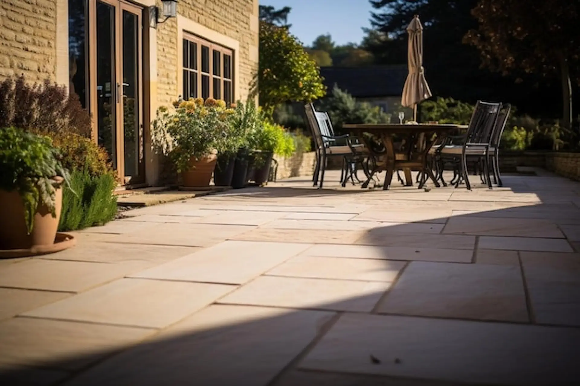 Porcelain vs Indian Sandstone